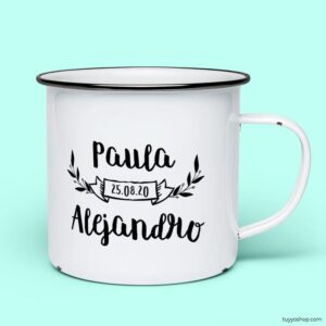 Taza Personalizada Retro Metálica JanaBanana - JanaBanana