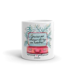 Taza de boda para invitados Modelo maleta