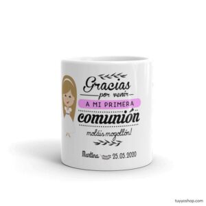 Taza personalizada. Modelo Martina