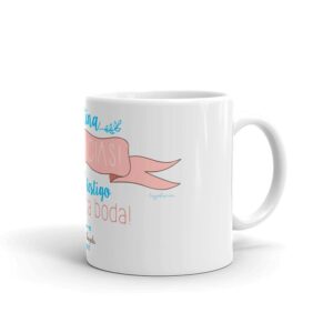 Taza para testigo de boda mil gracias