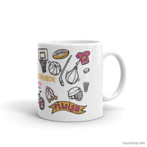 Taza para comunión. Personalizada. Modelo Sports. taza personalizada sports v4