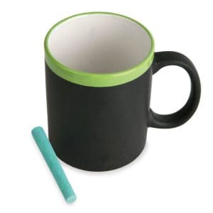 taza pizarra verde