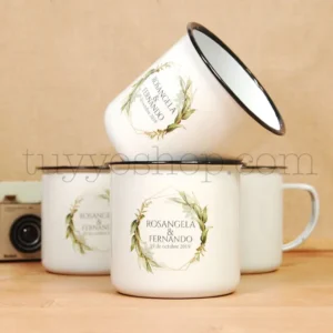Taza metálica personalizada