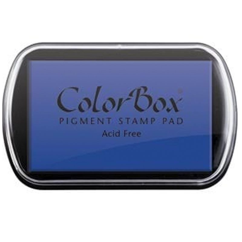 Tampón para sellos Colorbox Premium. Varios colores disponibles. tinta colorbox color azul real