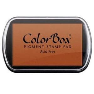 Tampón para sellos Colorbox Premium. Varios colores disponibles. tinta colorbox color cobre