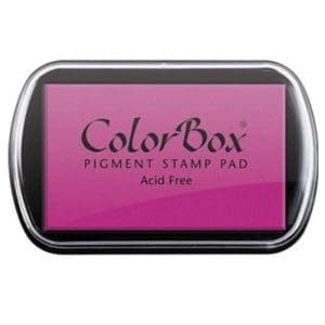 Tampón para sellos Colorbox Premium. Varios colores disponibles. tinta colorbox color frambuesa