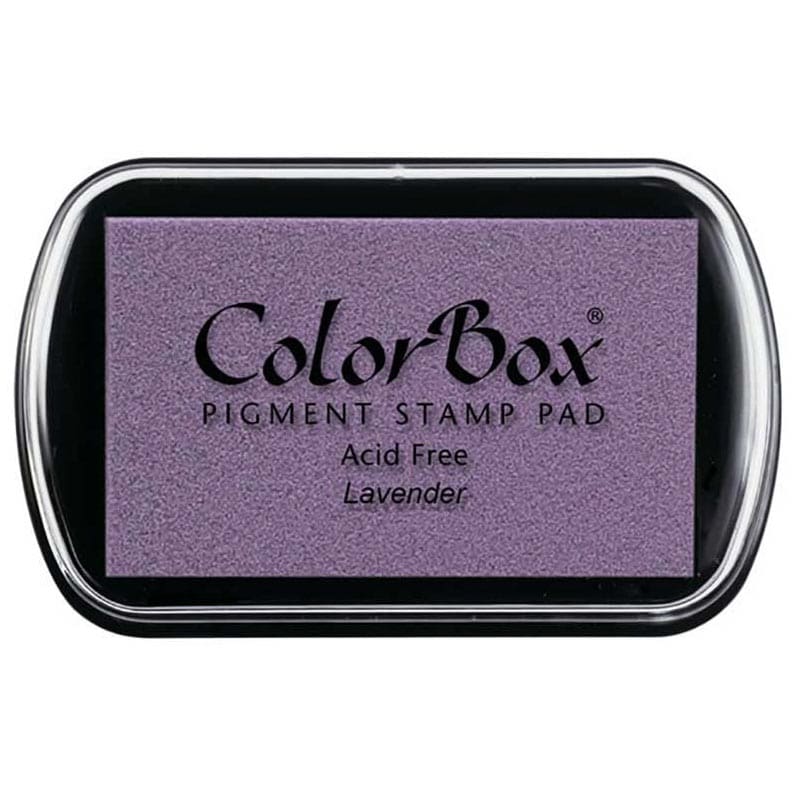 Tampón para sellos Colorbox Premium. Varios colores disponibles. tinta colorbox color lavanda