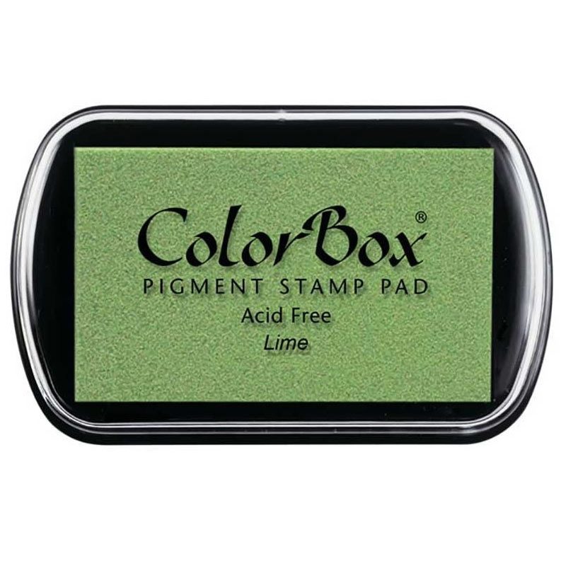 Tampón para sellos Colorbox Premium. Varios colores disponibles. tinta colorbox color lima