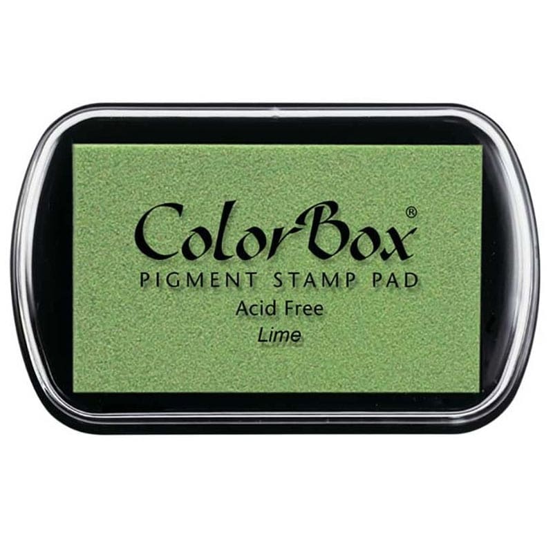 Tampón para sellos Colorbox Premium. Varios colores disponibles. tinta colorbox color lima