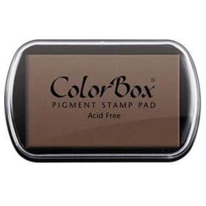 Tampón para sellos Colorbox Premium. Varios colores disponibles. tinta colorbox color marron
