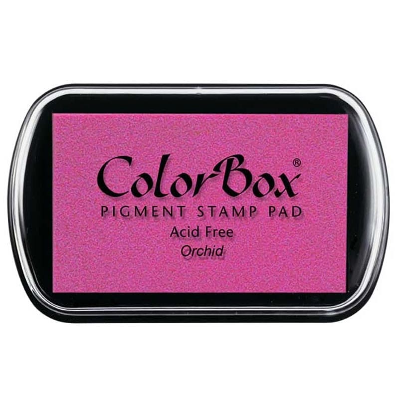Tampón para sellos Colorbox Premium. Varios colores disponibles. tinta colorbox color orquidea