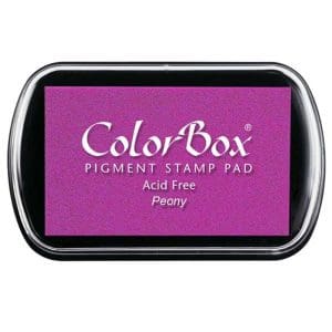 Tampón para sellos Colorbox Premium. Varios colores disponibles. tinta colorbox color peony