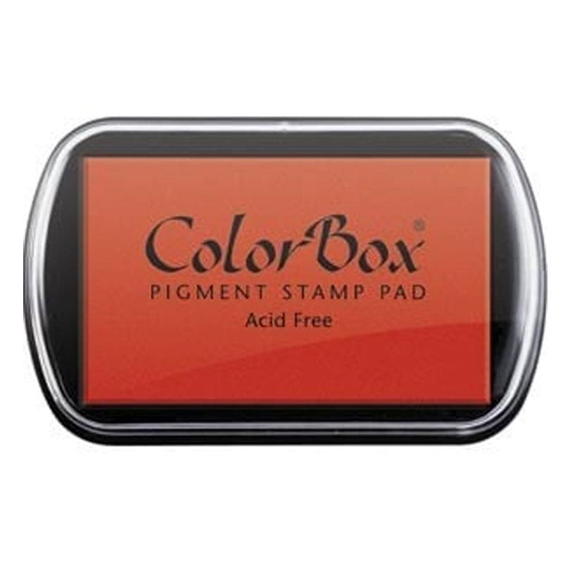 Tampón para sellos Colorbox Premium. Varios colores disponibles. tinta colorbox color rojo escarlata