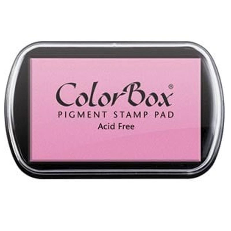 Tampón para sellos Colorbox Premium. Varios colores disponibles. tinta colorbox color rosa canastilla