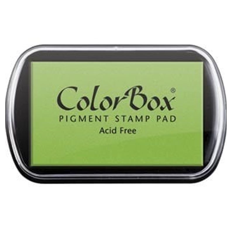 Tampón para sellos Colorbox Premium. Varios colores disponibles. tinta colorbox color verde lima