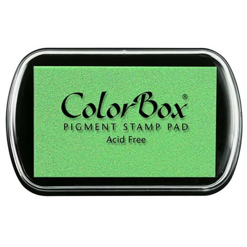 Tampón para sellos Colorbox Premium. Varios colores disponibles. tinta colorbox color verde manzana