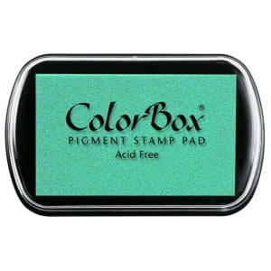 Tampón para sellos Colorbox Premium. Varios colores disponibles. tinta colorbox color verde menta