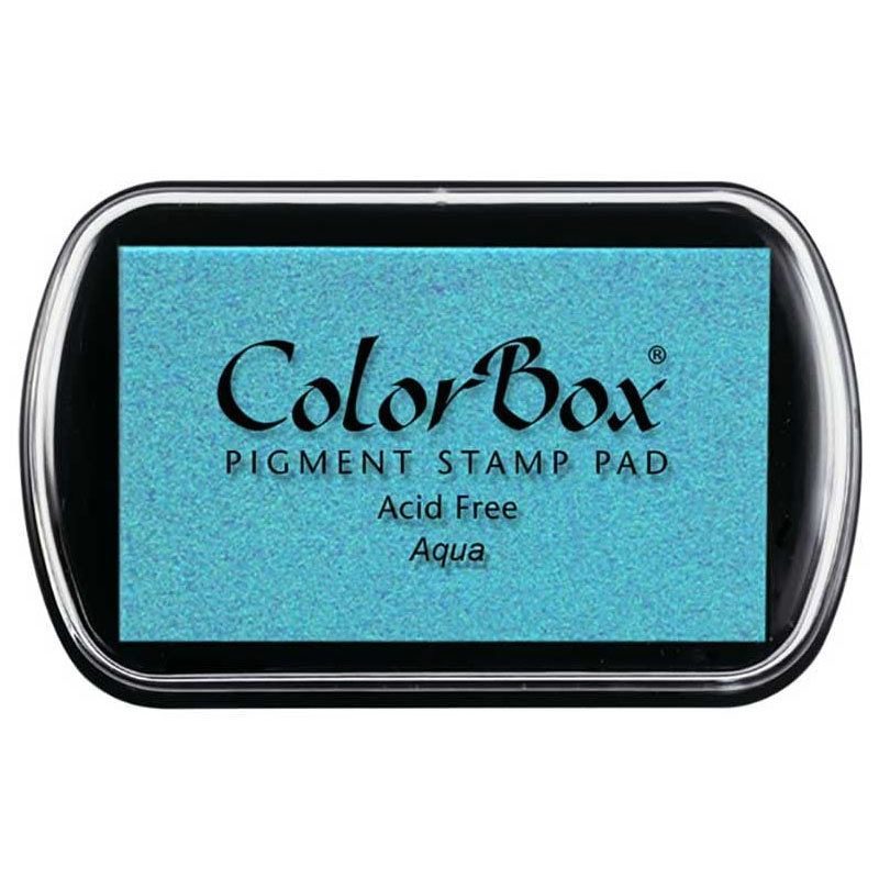 Tampón para sellos Colorbox Premium. Varios colores disponibles. tinta colorbox robbin aqua