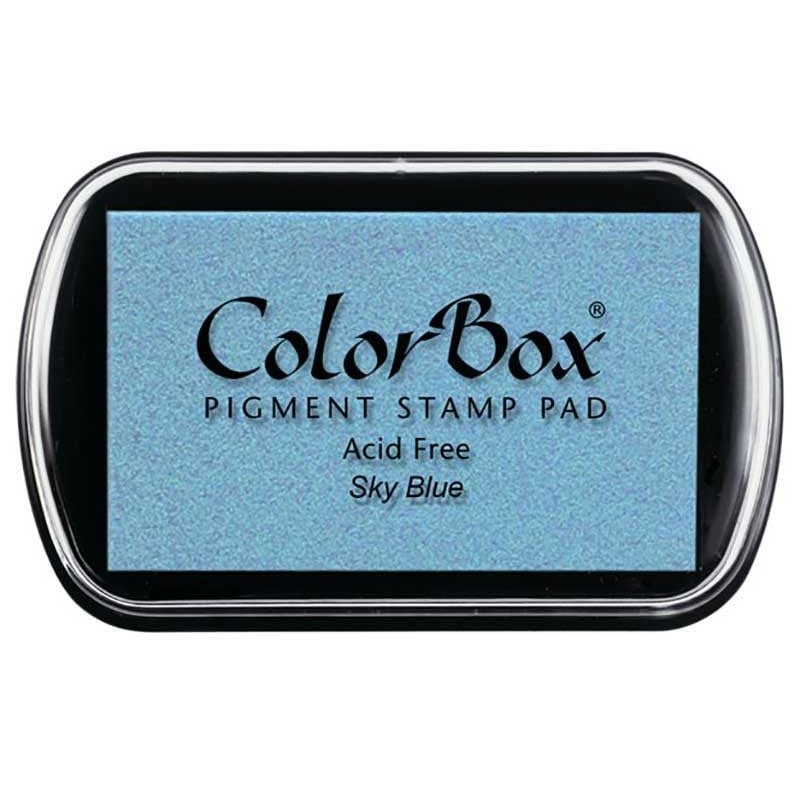 Tampón para sellos Colorbox Premium. Varios colores disponibles. tinta colorbox robbin azul cielo