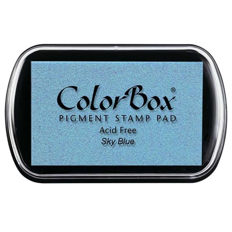Tampón para sellos Colorbox Premium. Varios colores disponibles. tinta colorbox robbin azul cielo