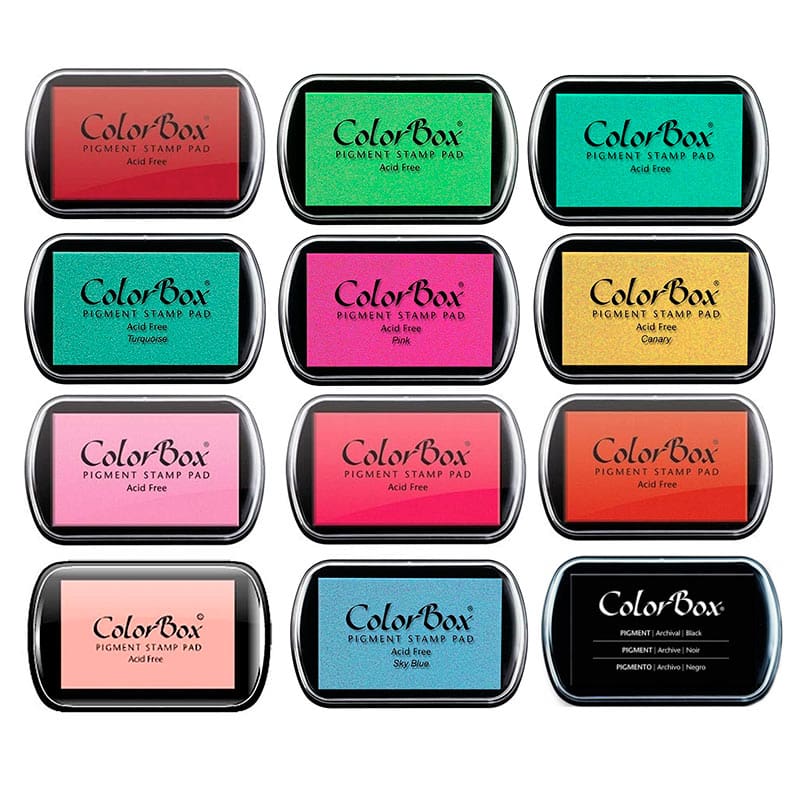 Tampón para sellos Colorbox Premium. Varios colores disponibles. tinta colorbox varioscolores
