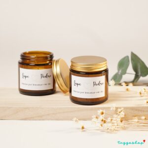 Velas personalizadas boda