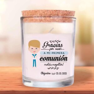 ▷ Velas con frases Detalles para invitados comunión ❤️ 