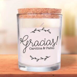 Velas Personalizadas para Boda