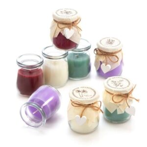 Velas aromáticas para boda. 4 modelos surtidos