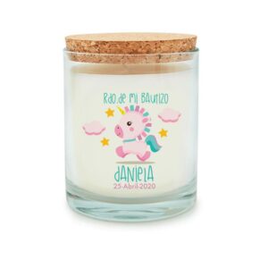Velas personalizadas para bautizo
