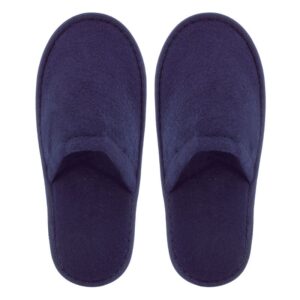 Zapatilla de rizo para boda. Color negro. Lote 20 pares. 1.15€/par